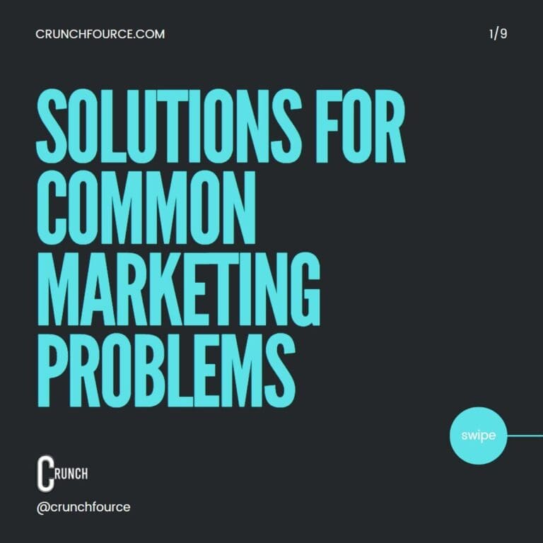 Solutions for common marketing problems 1