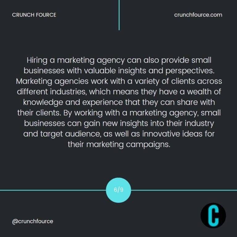 Hiring a marketing agency 7