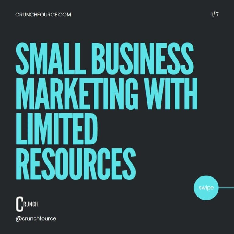 Small Business Marketing with limited resources 1